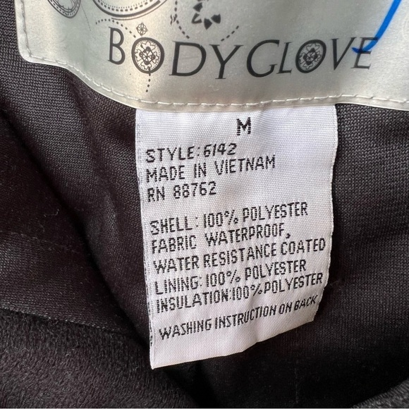 BODY GLOVE SNOWBOARD PANTS SIZE MEDIUM 34” ADJUSTABLE WAIST BLACK - Picture 3 of 11